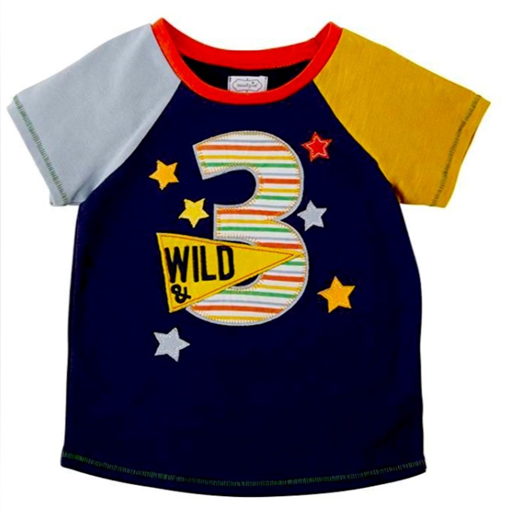 Mud Pie 3rd Birthday Boy Tee